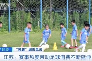央视：苏超促进足球消费显著增长 苏州足球装备成交额全省第一图片
